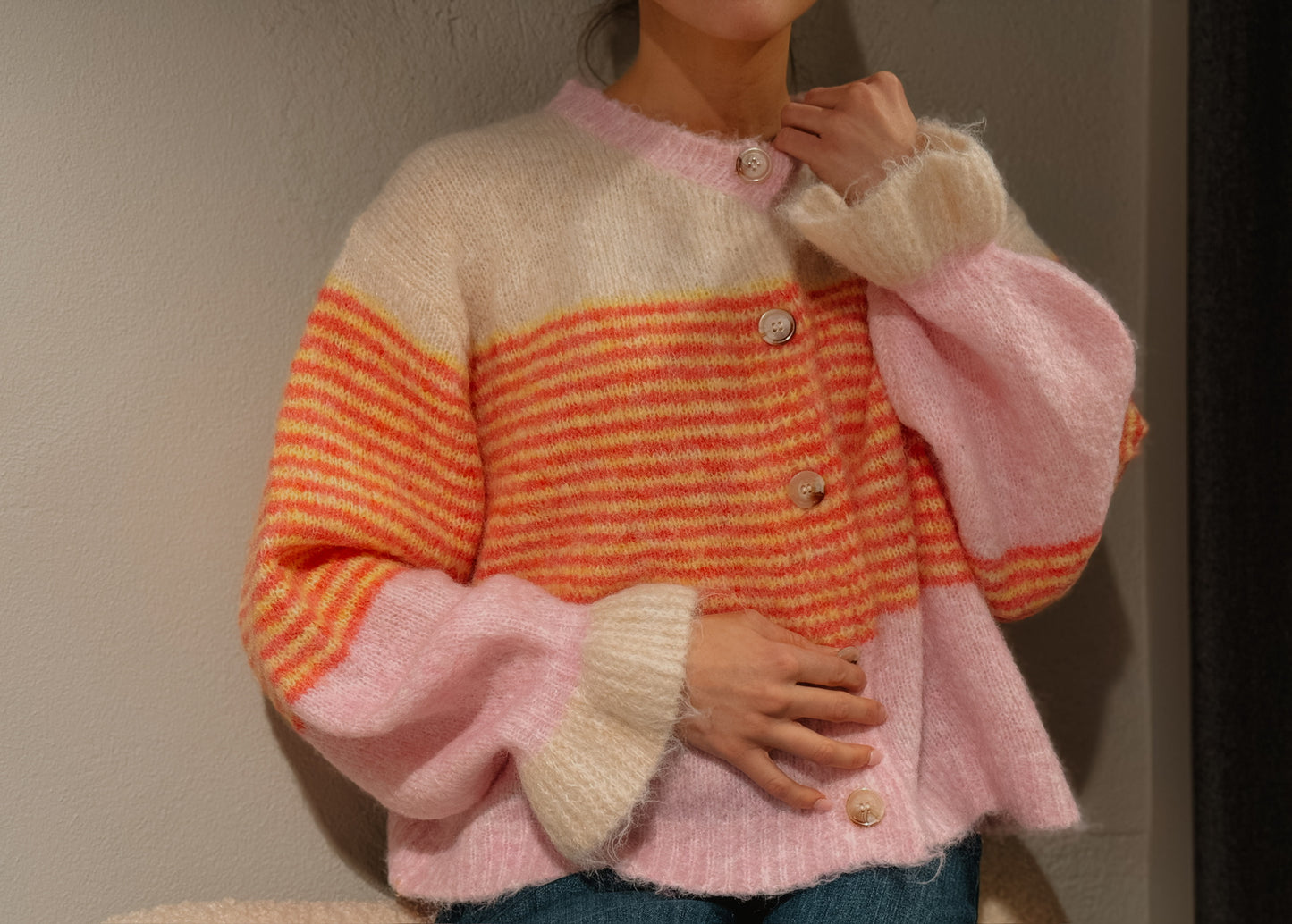 Imina cardigan - Lipstick