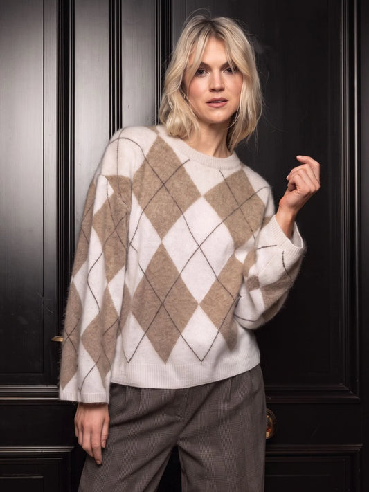Cassidy argyle ull genser