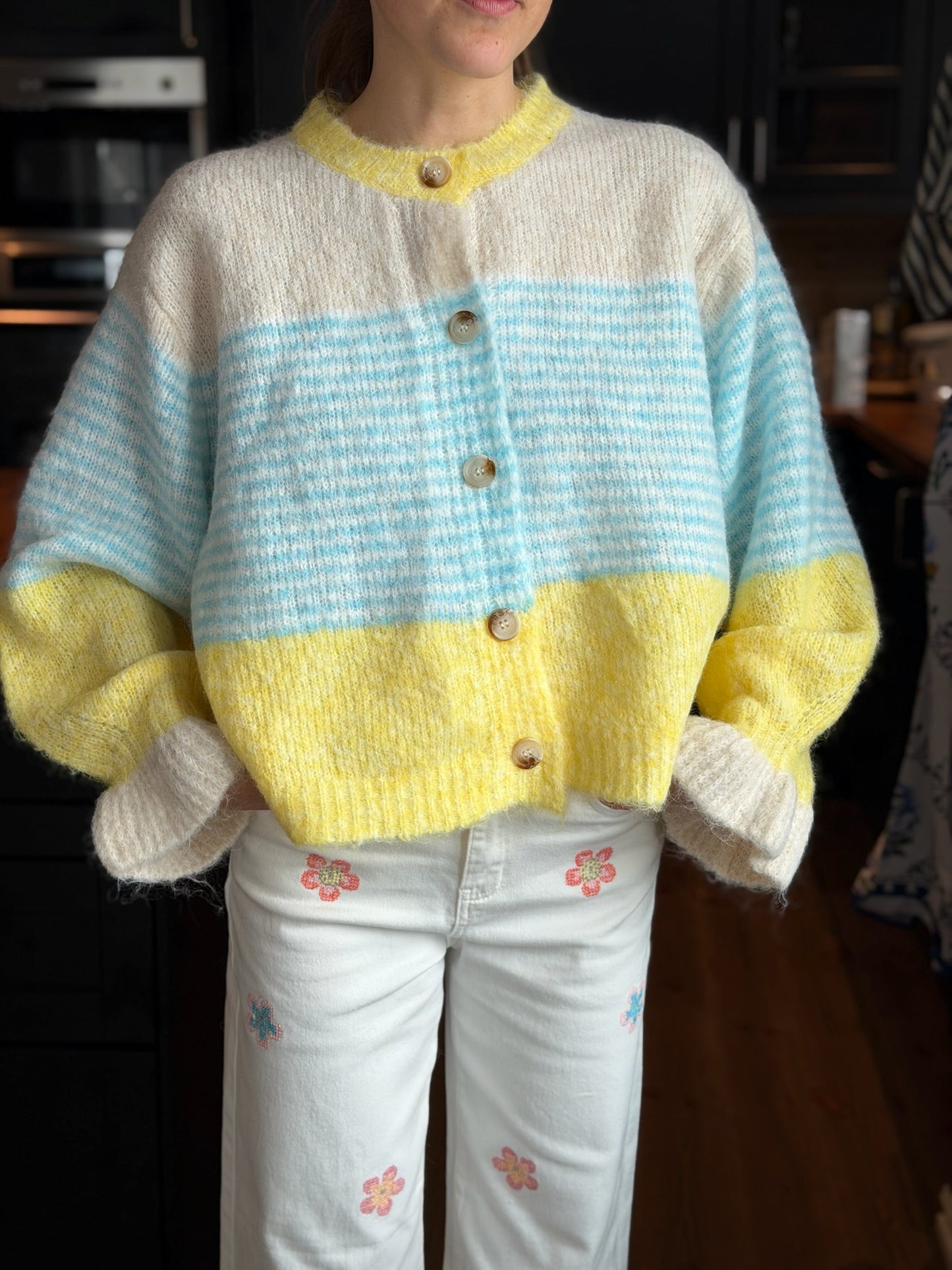Imina cardigan - yellow