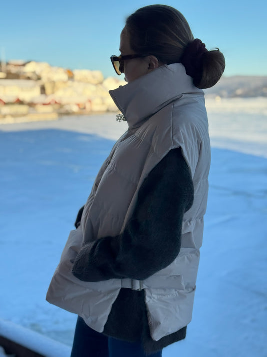 THOQ Vest Lang - Beige