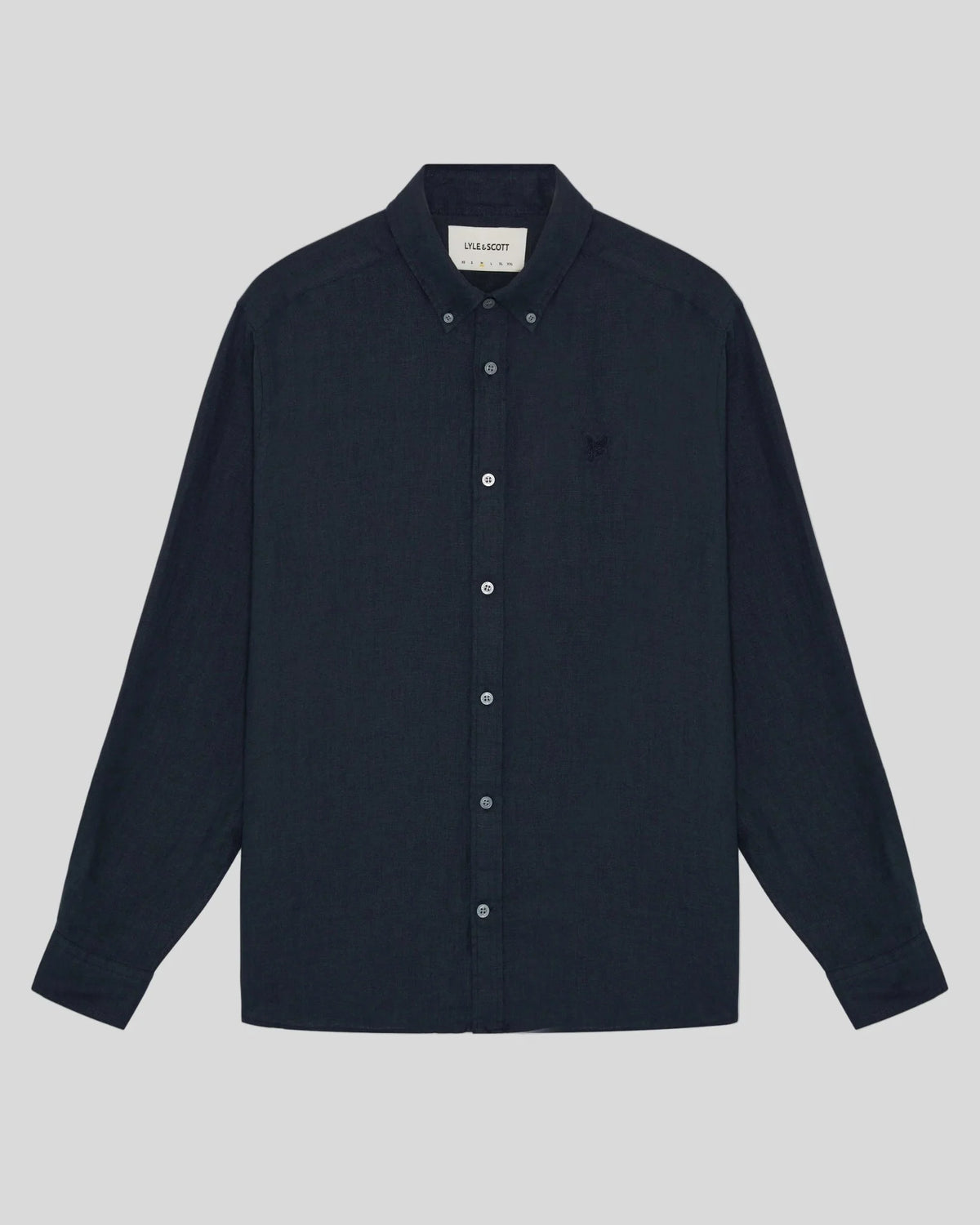 Linen Button Down Shirt - Carbon