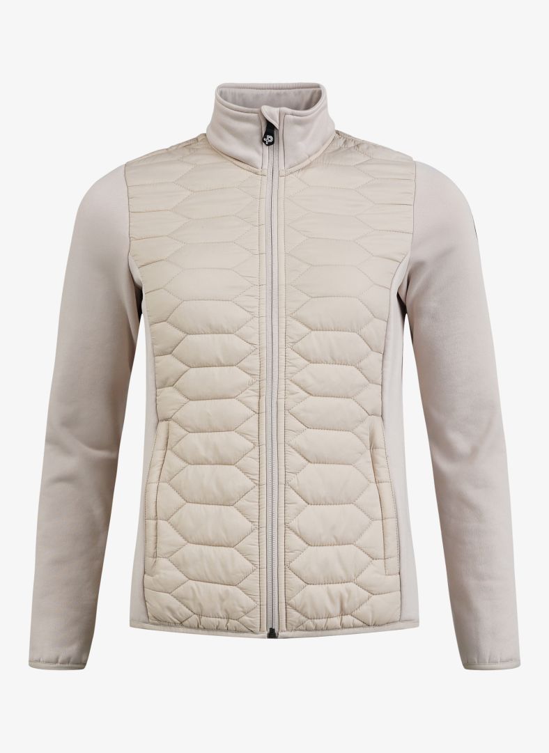 Levo Quilted Zip - Beige
