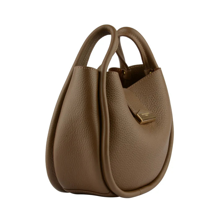 Liane Small Cowhide Leather - Taupe