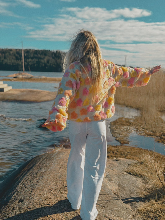 Amy fleecejakke - Rose