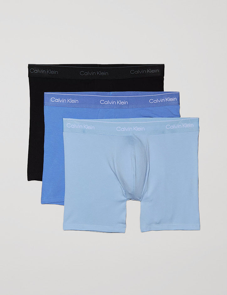 3-pack Icon Cotton Stretch - Blue