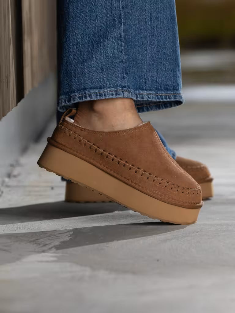 Taissy lth Cognac - Tøfler