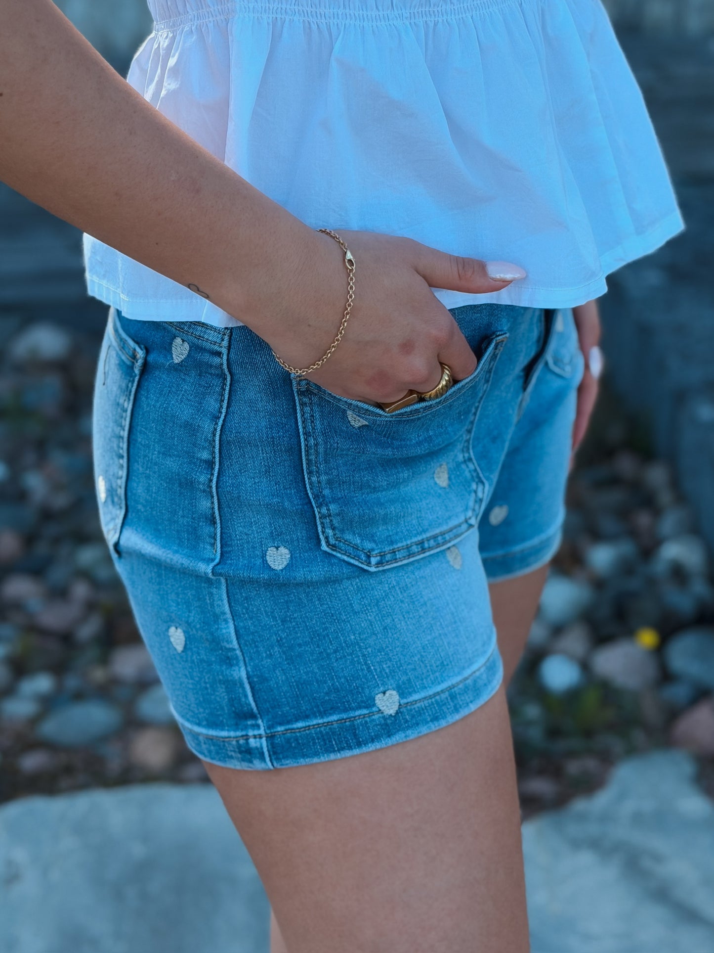 Lecoco - Heart shorts