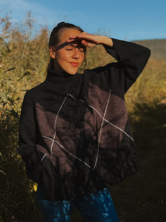 Andrea Turtle Jacquard Genser