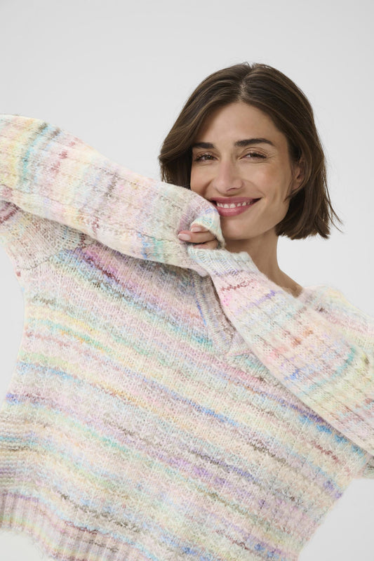 CUBilo Pullover - Pink Multi