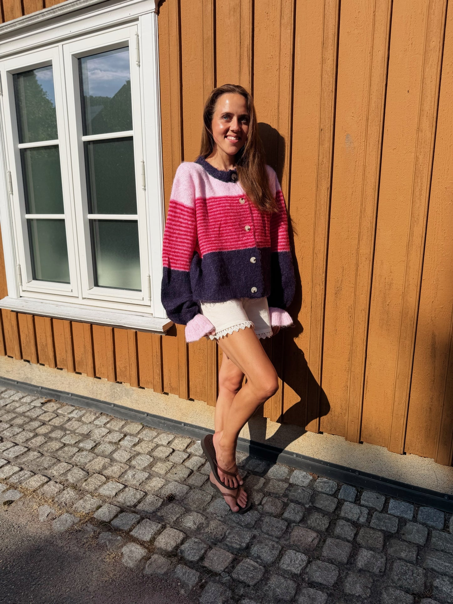 Imina cardigan - pink/purple