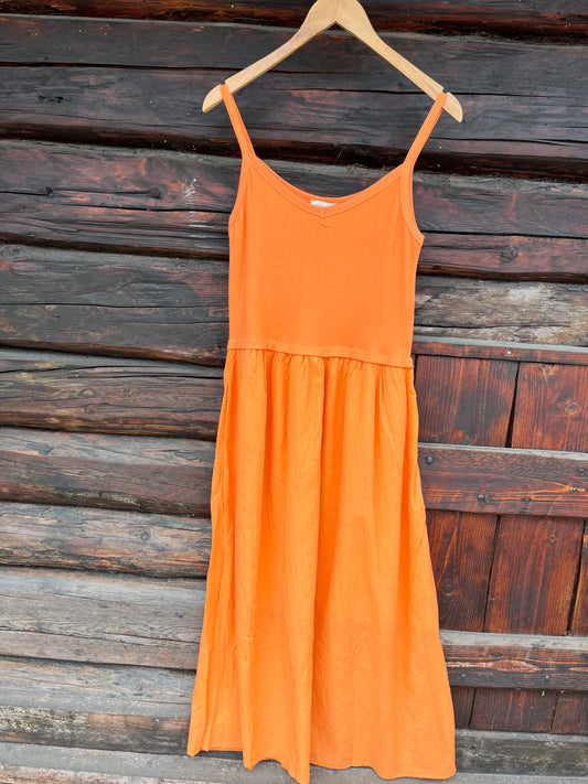 Rib strop dress
