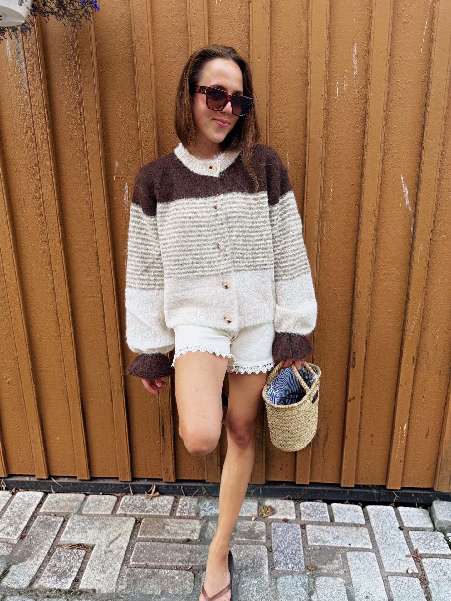 Imina cardigan - brown