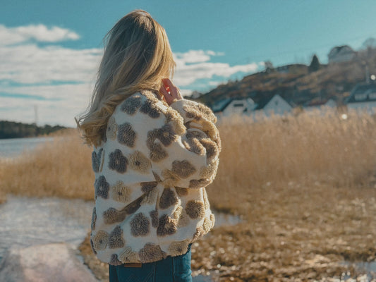 Amy fleecejakke - Beige