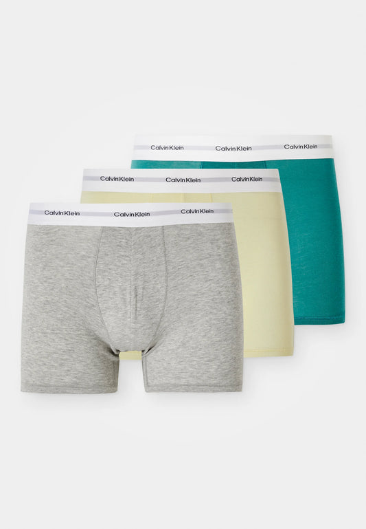 3-pack Cotton Modal Stretch - Gul/Grønn/Grå