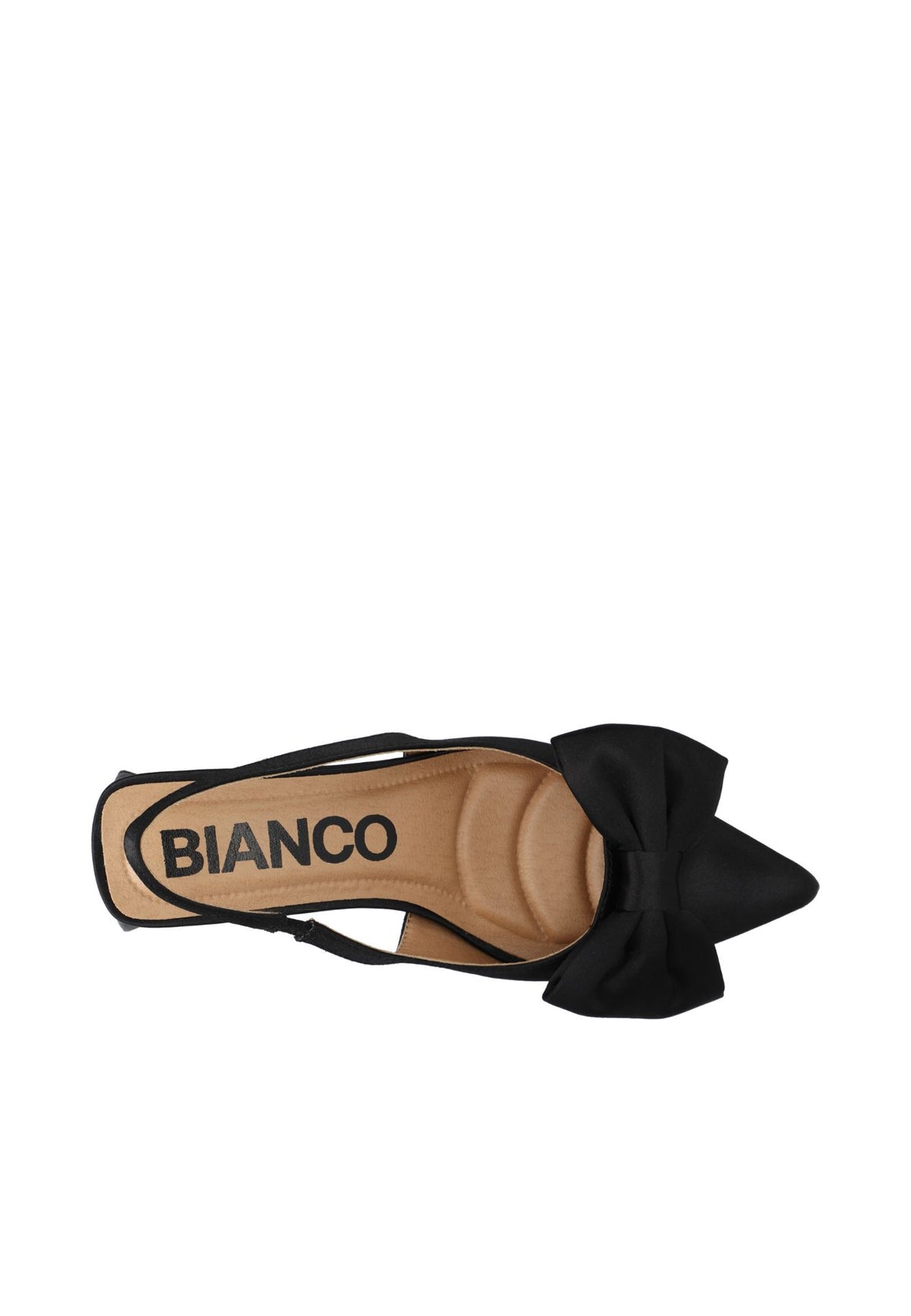 Bianco biamarlyn bow satin