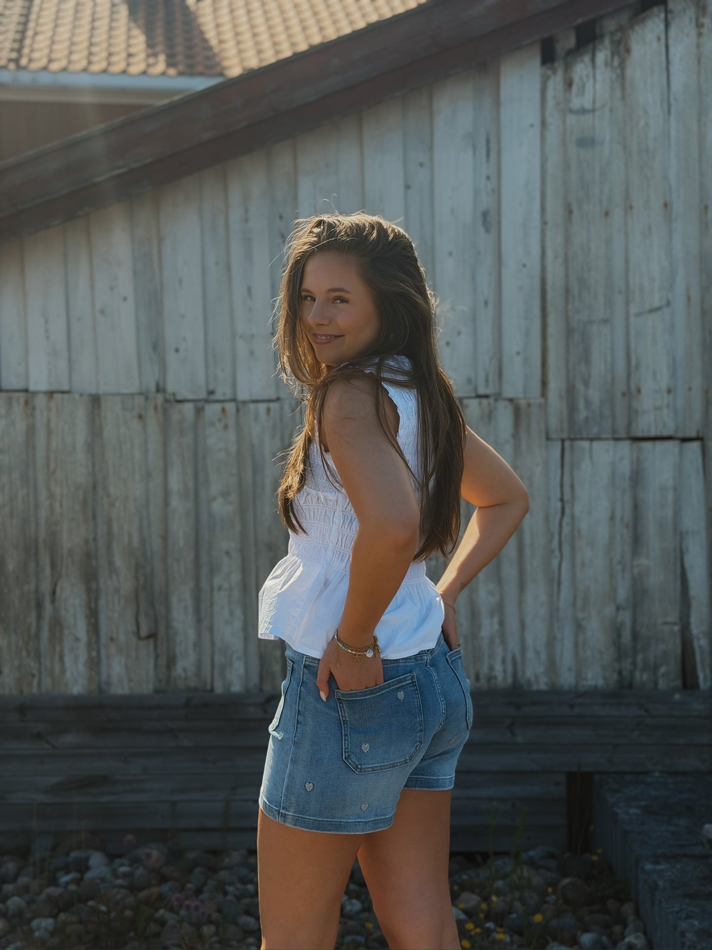 Lecoco - Heart shorts