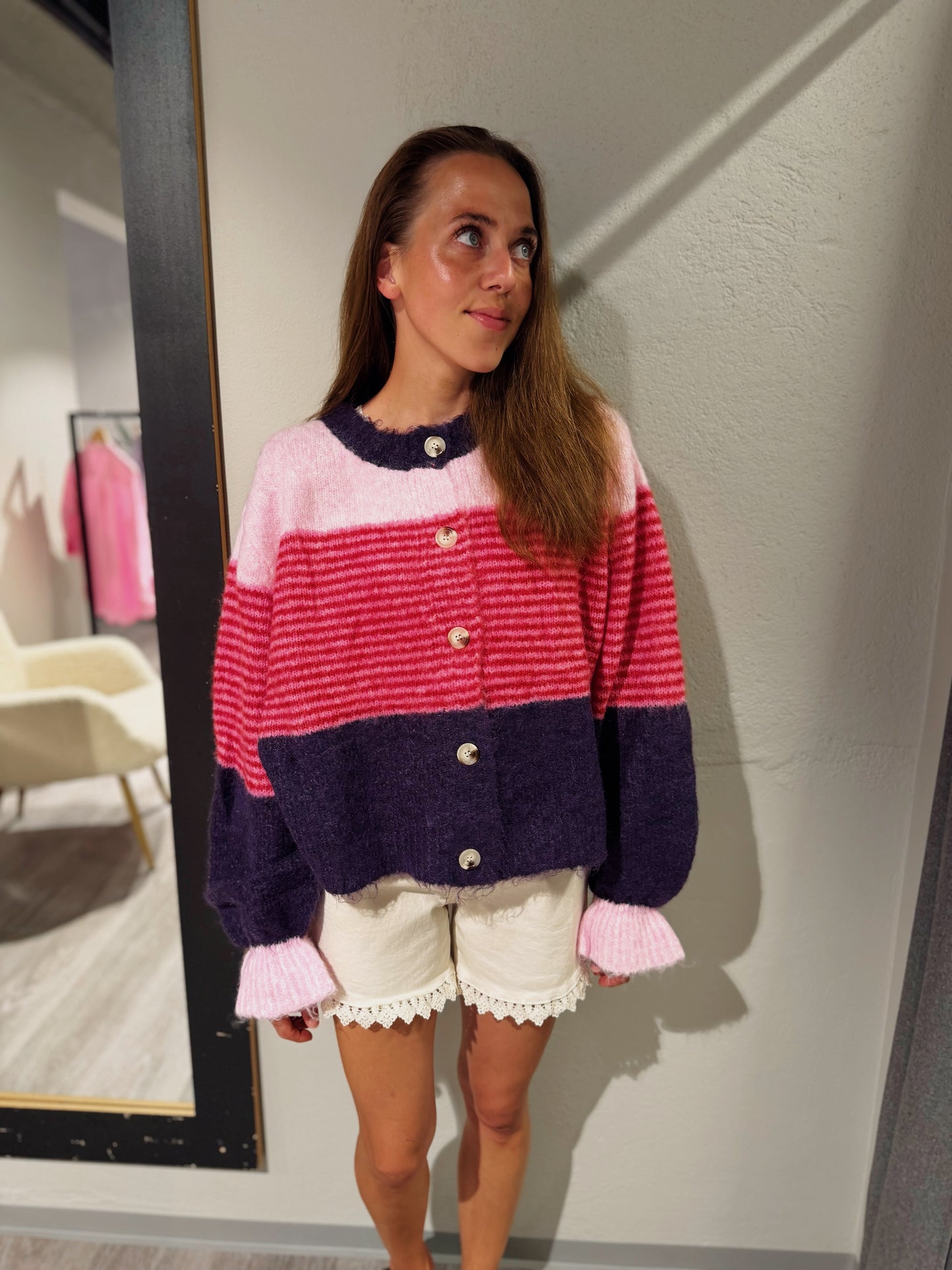 Imina cardigan - pink/purple