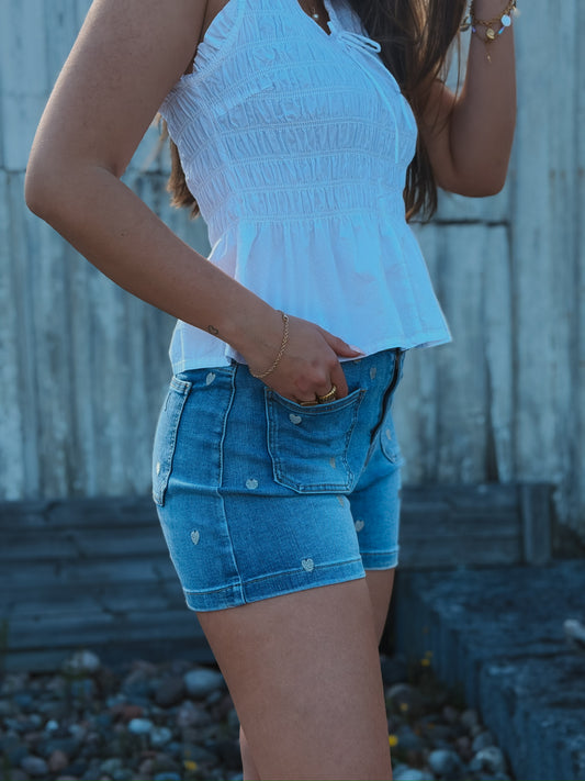 Lecoco - Heart shorts
