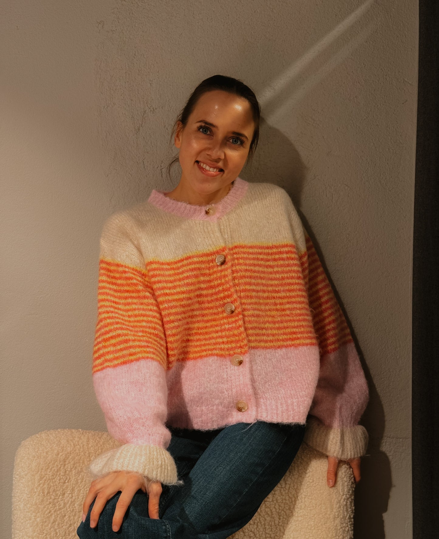 Imina cardigan - Lipstick