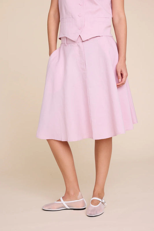 Aslaug Linen Skjørt