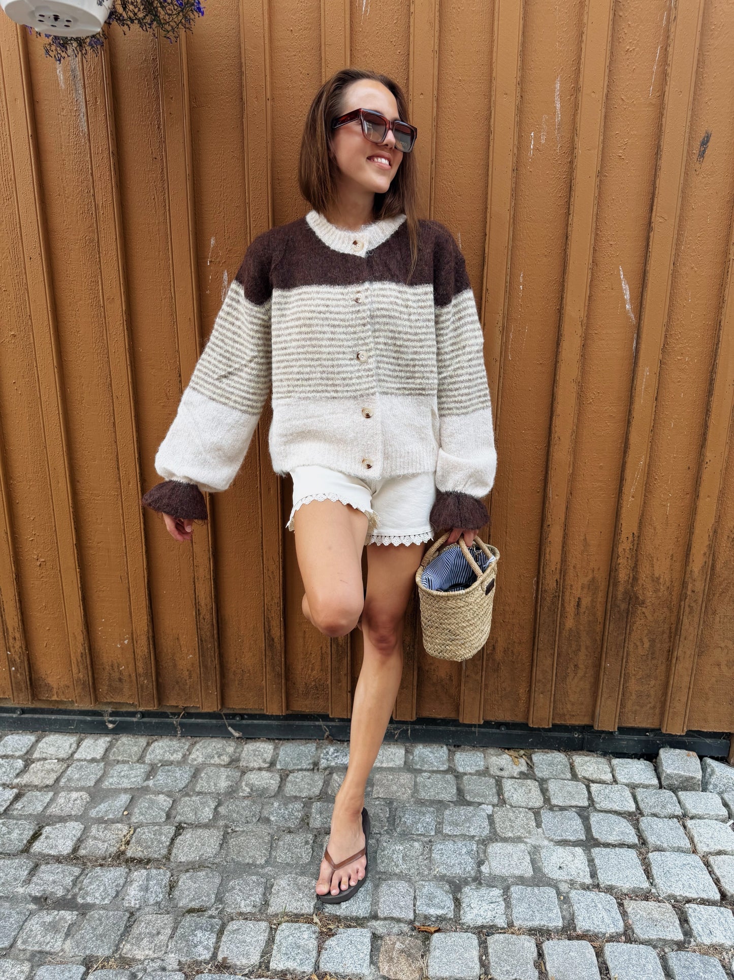 Imina cardigan - brown