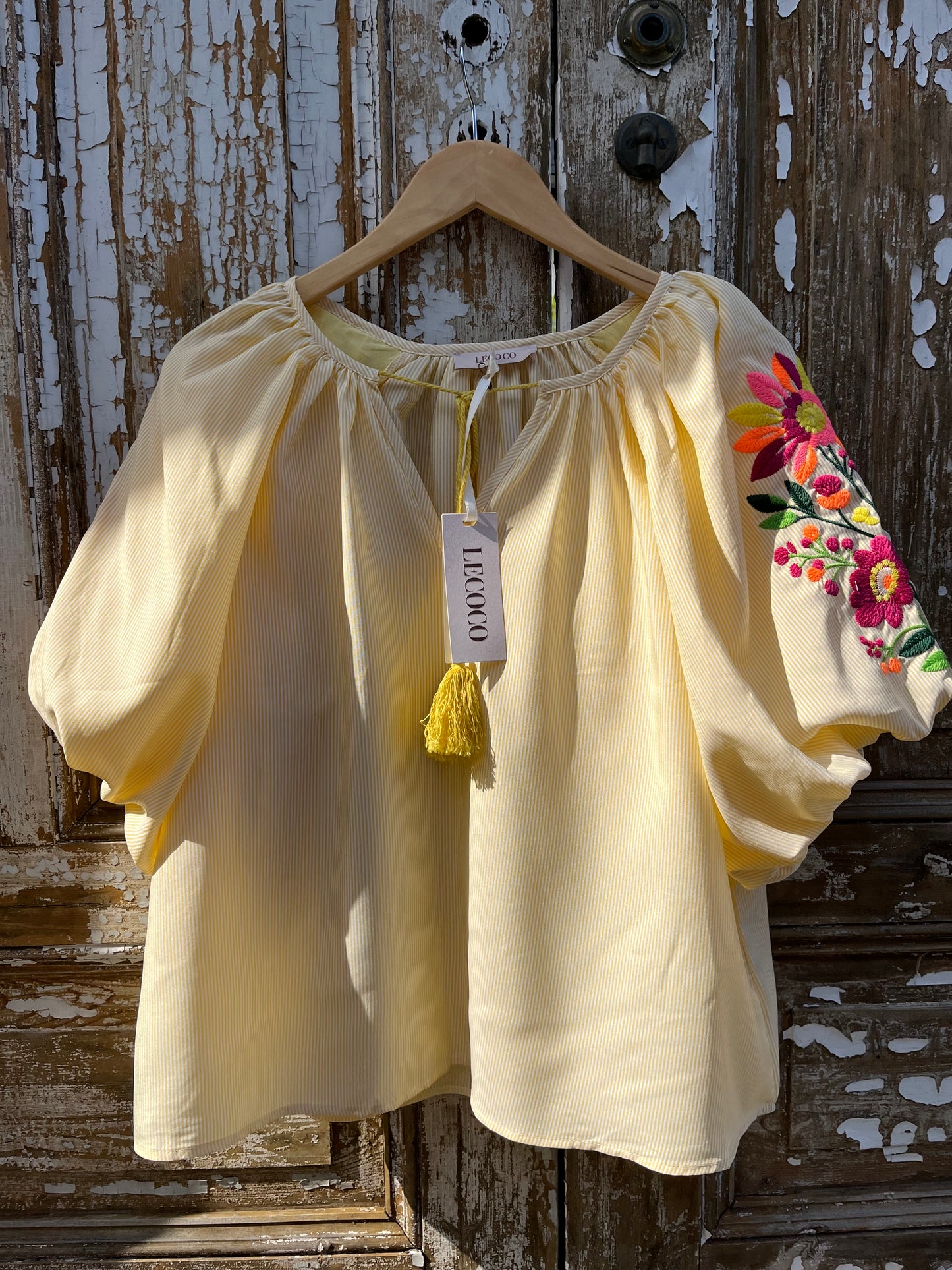 Lecoco Helga bluse - gul