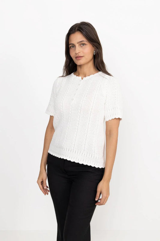 Esmeralda Pullover - Hvit