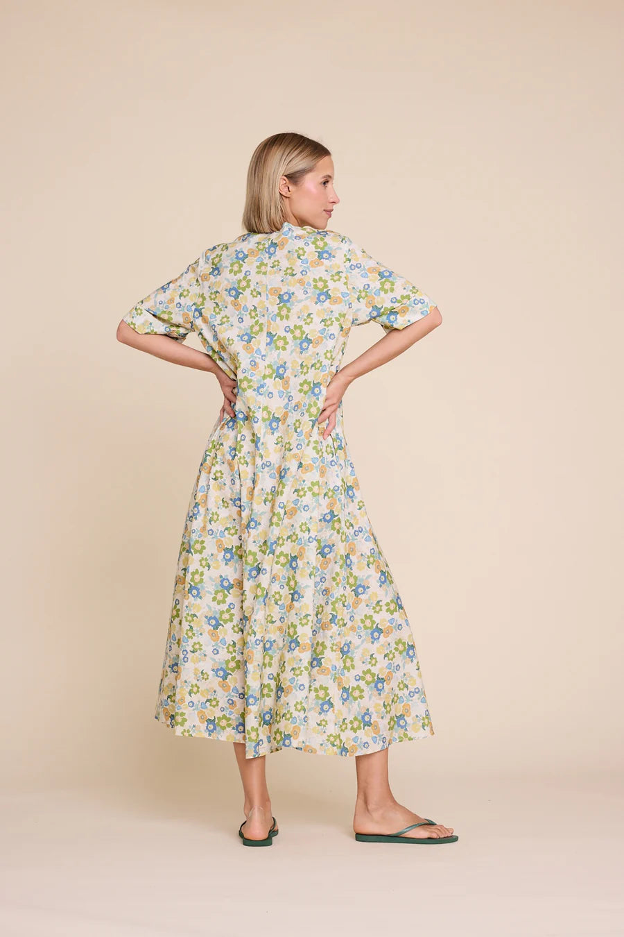Eva Flower Print Kjole