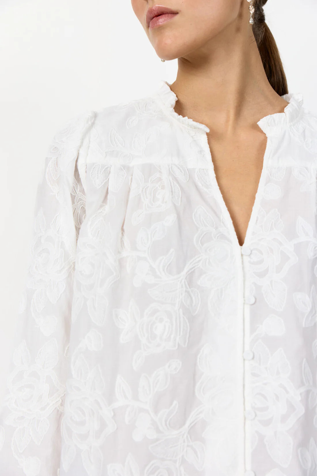 LR-Pollie 2 Blouse - Off White