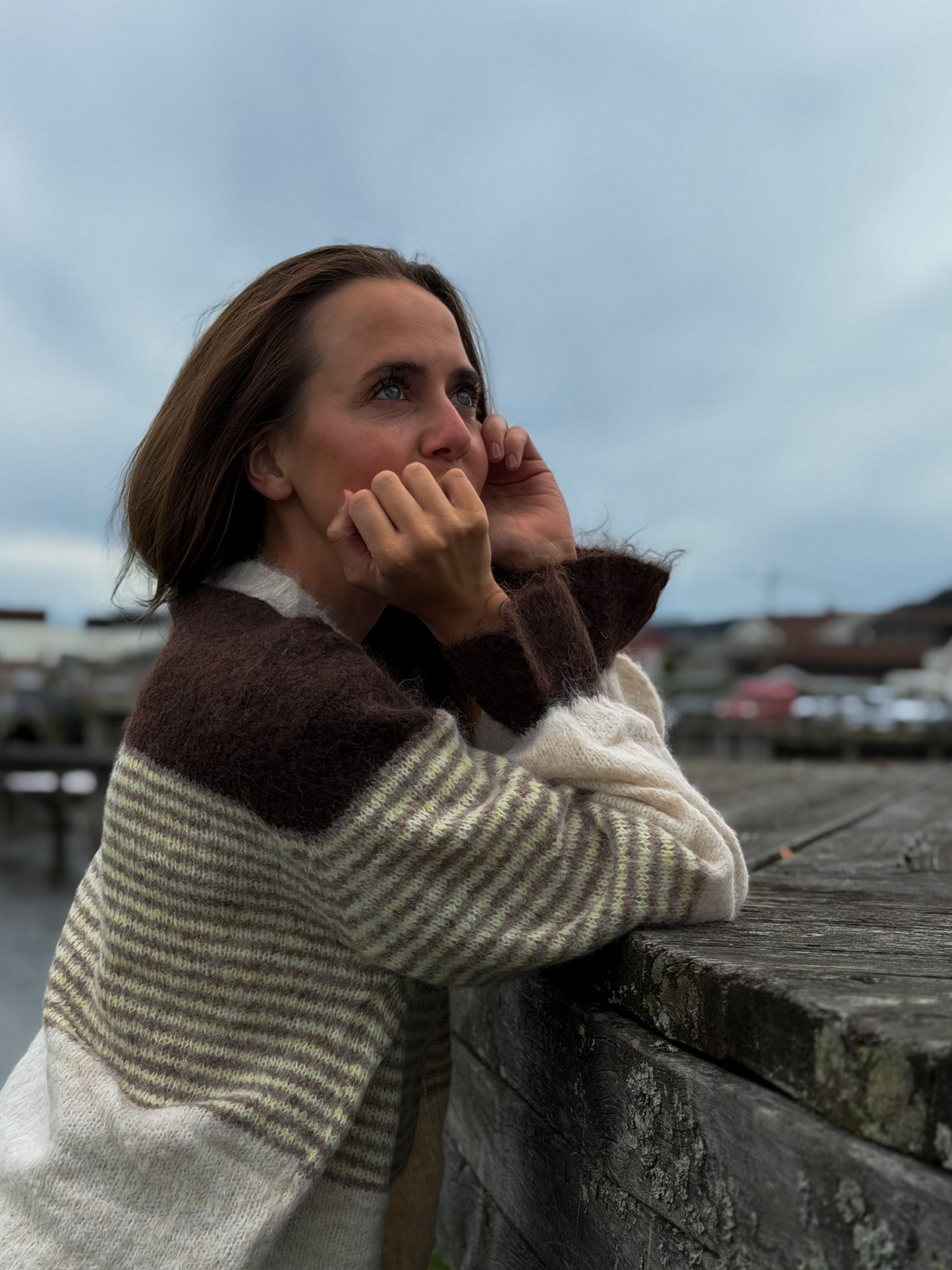 Imina cardigan - brown