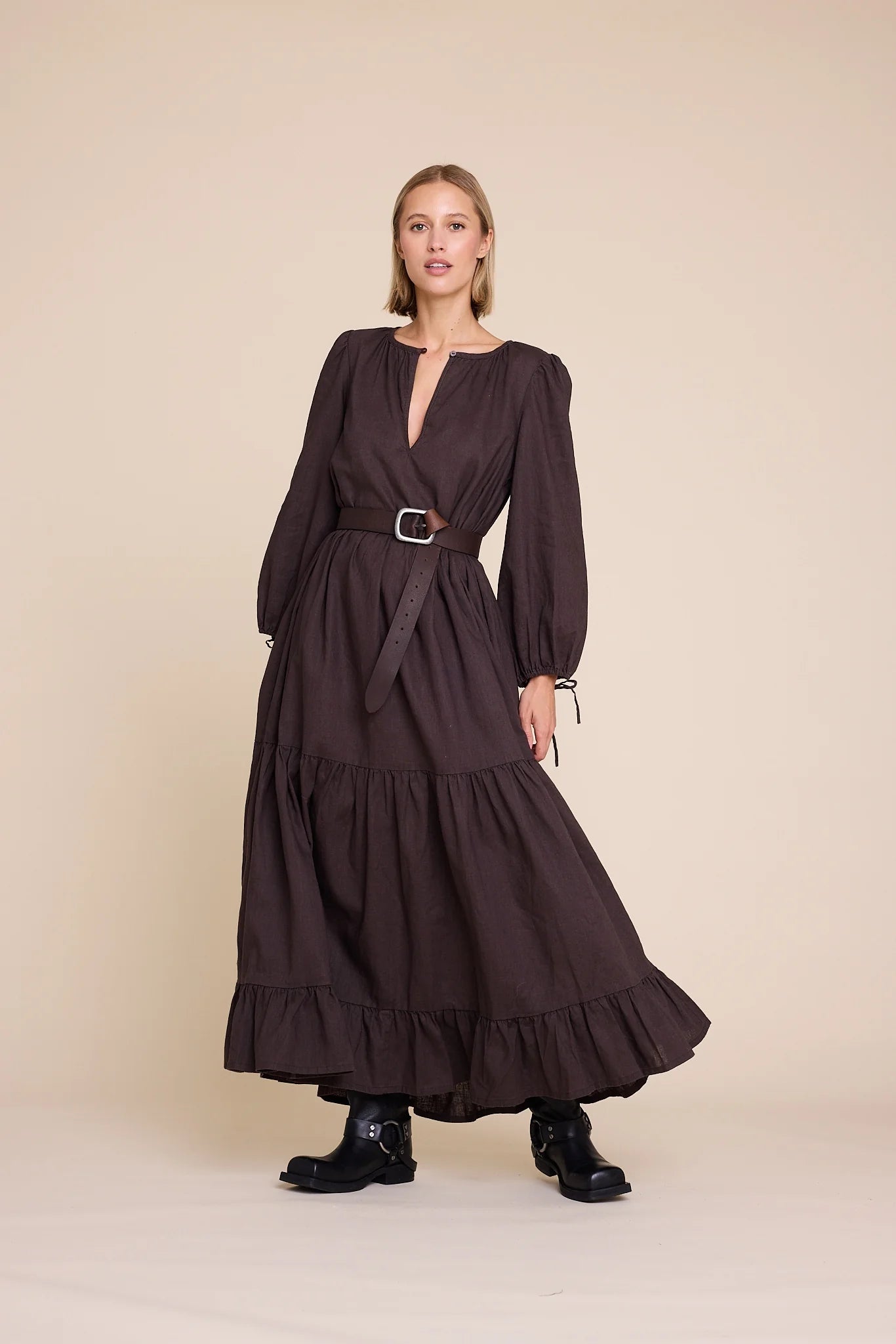 Muse linen dress