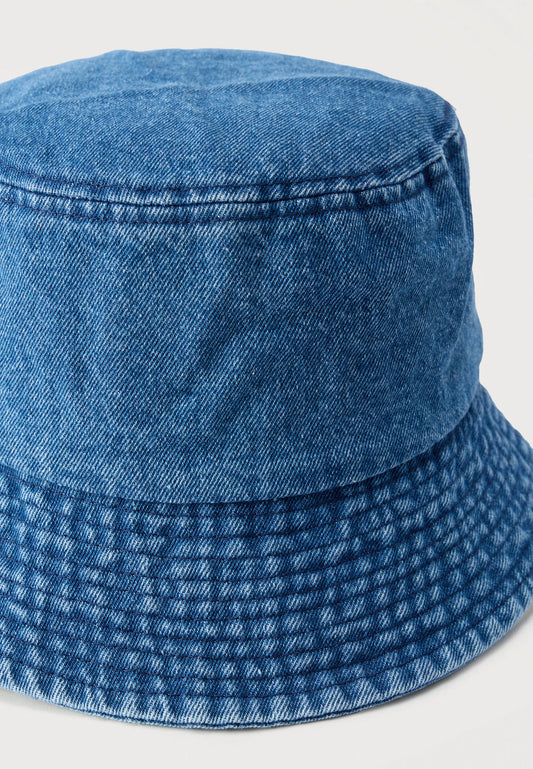 Fravlina hat - mid blue denim