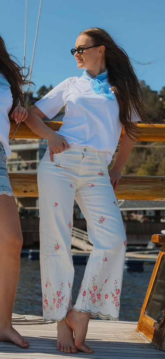 Henny jeans - hvit