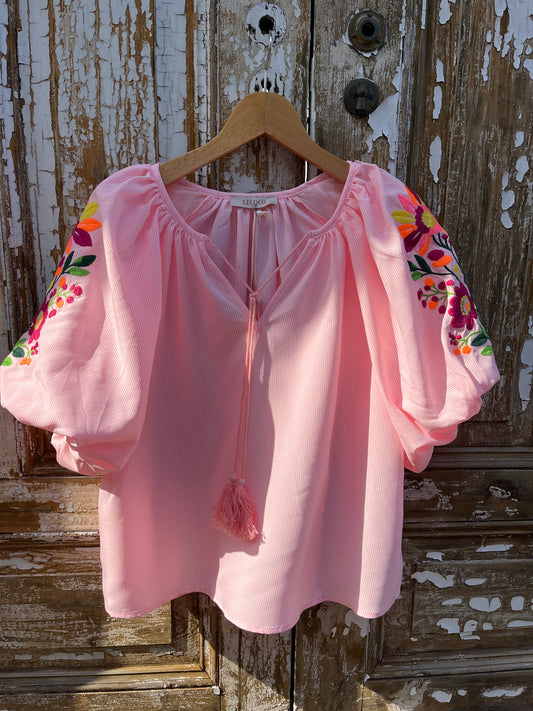 Lecoco Helga bluse - rosa
