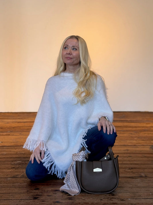 Strikket Poncho