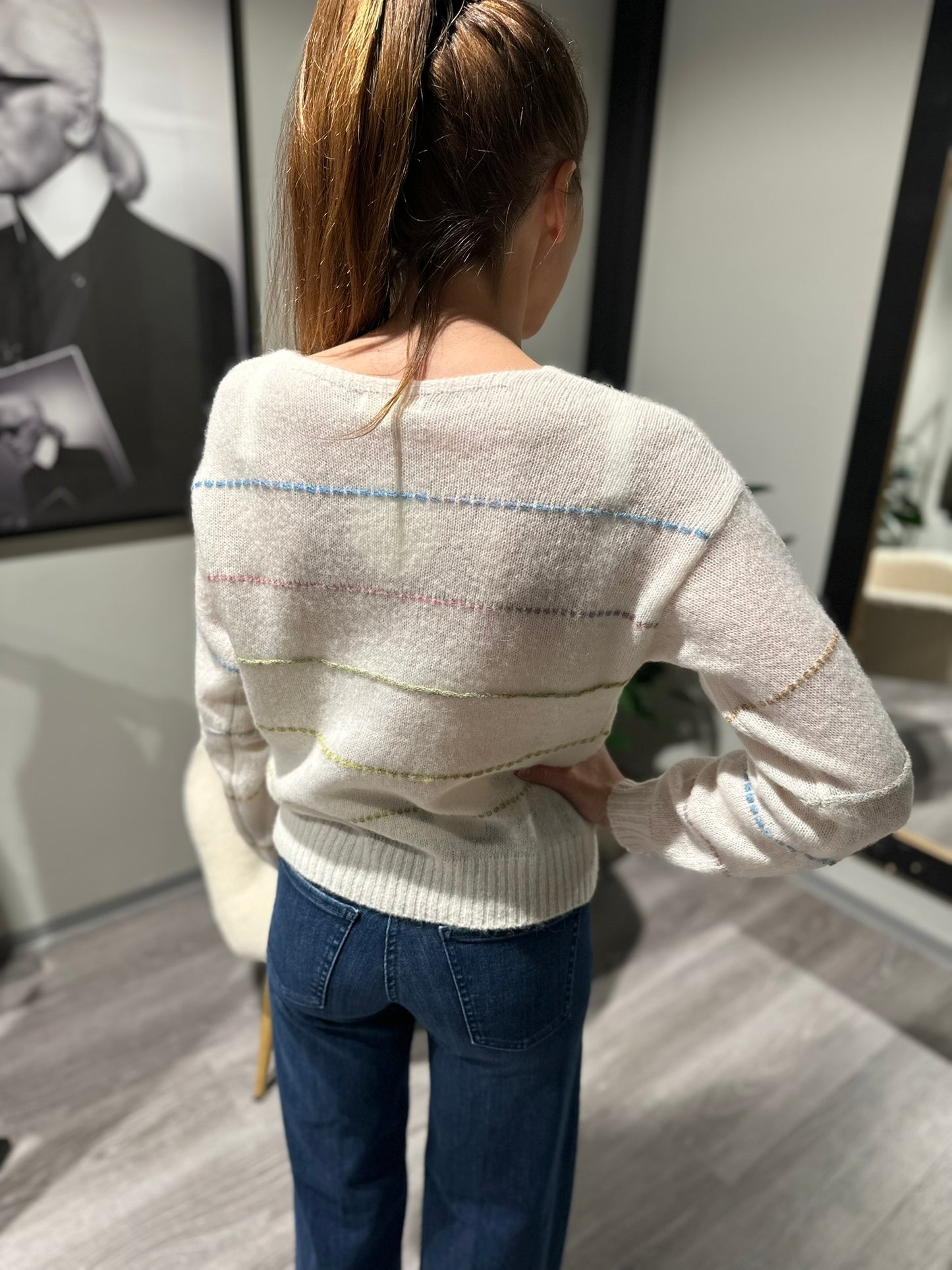 Striped Cardigan
