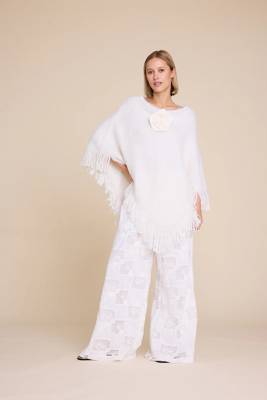Strikket Poncho