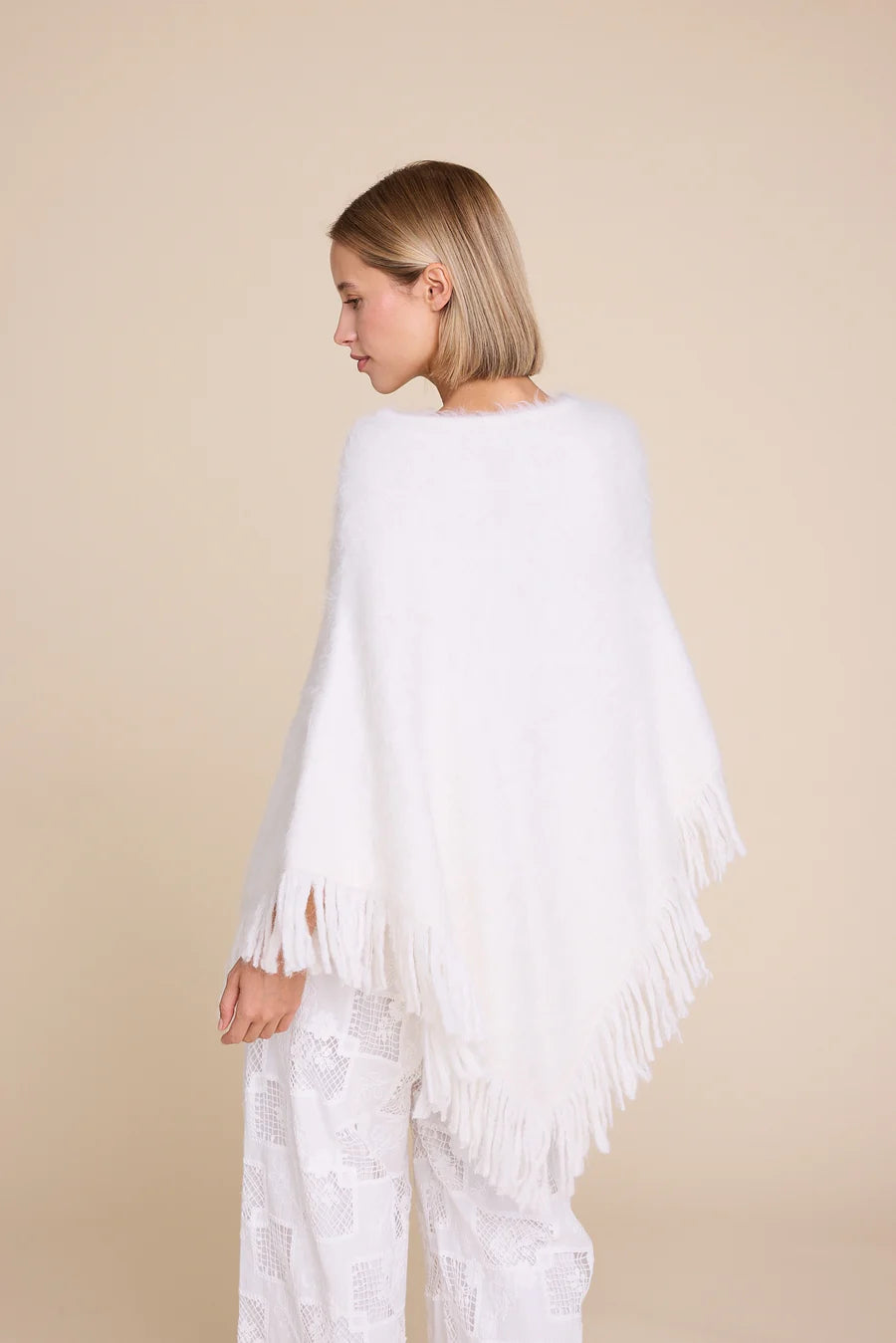 Strikket Poncho