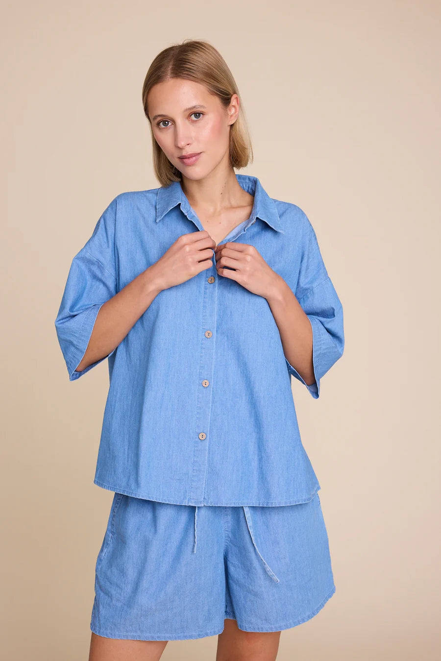 Resort Denim Topp