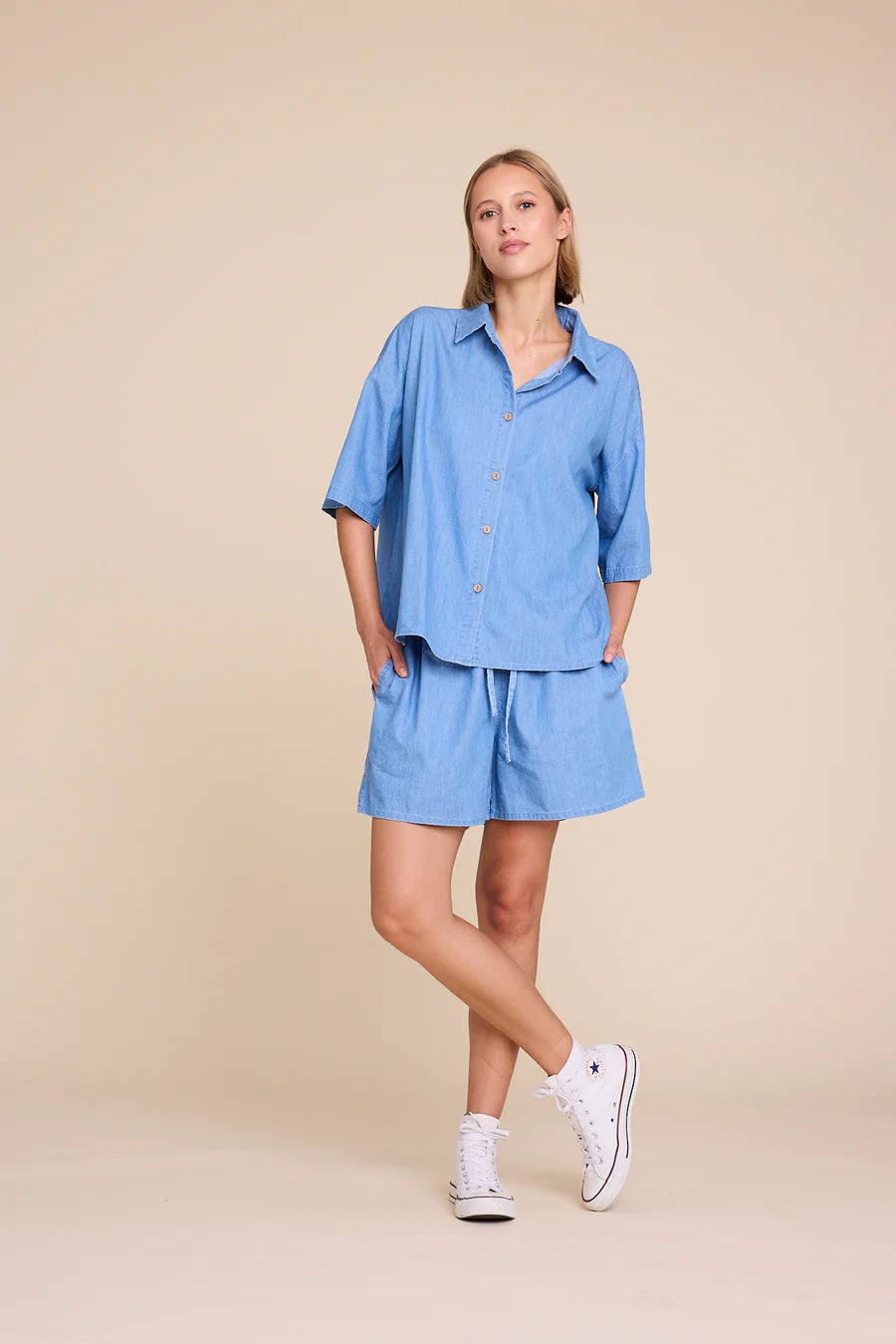 Resort Denim Topp