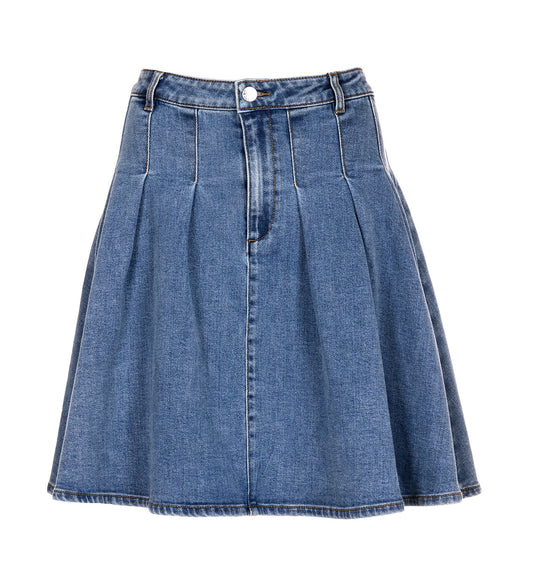 Milano skjørt - Blue Denim