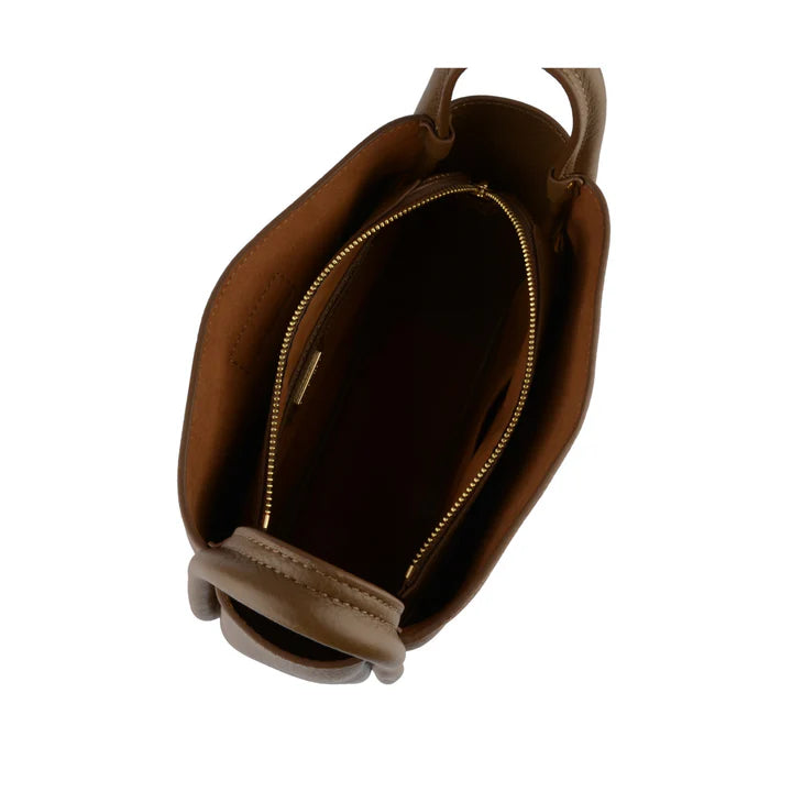 Liane Small Cowhide Leather - Taupe