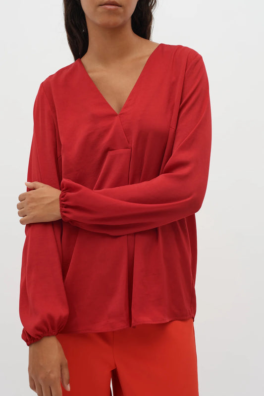 RindalW Blouse - Rød