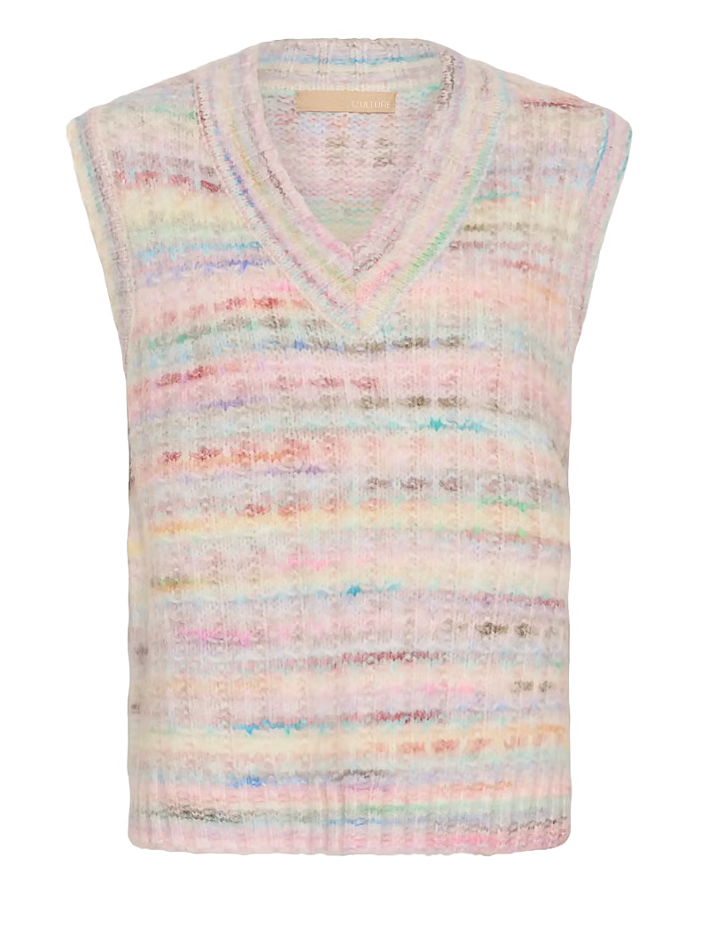 CUbilo Knit Vest - Pink Multi