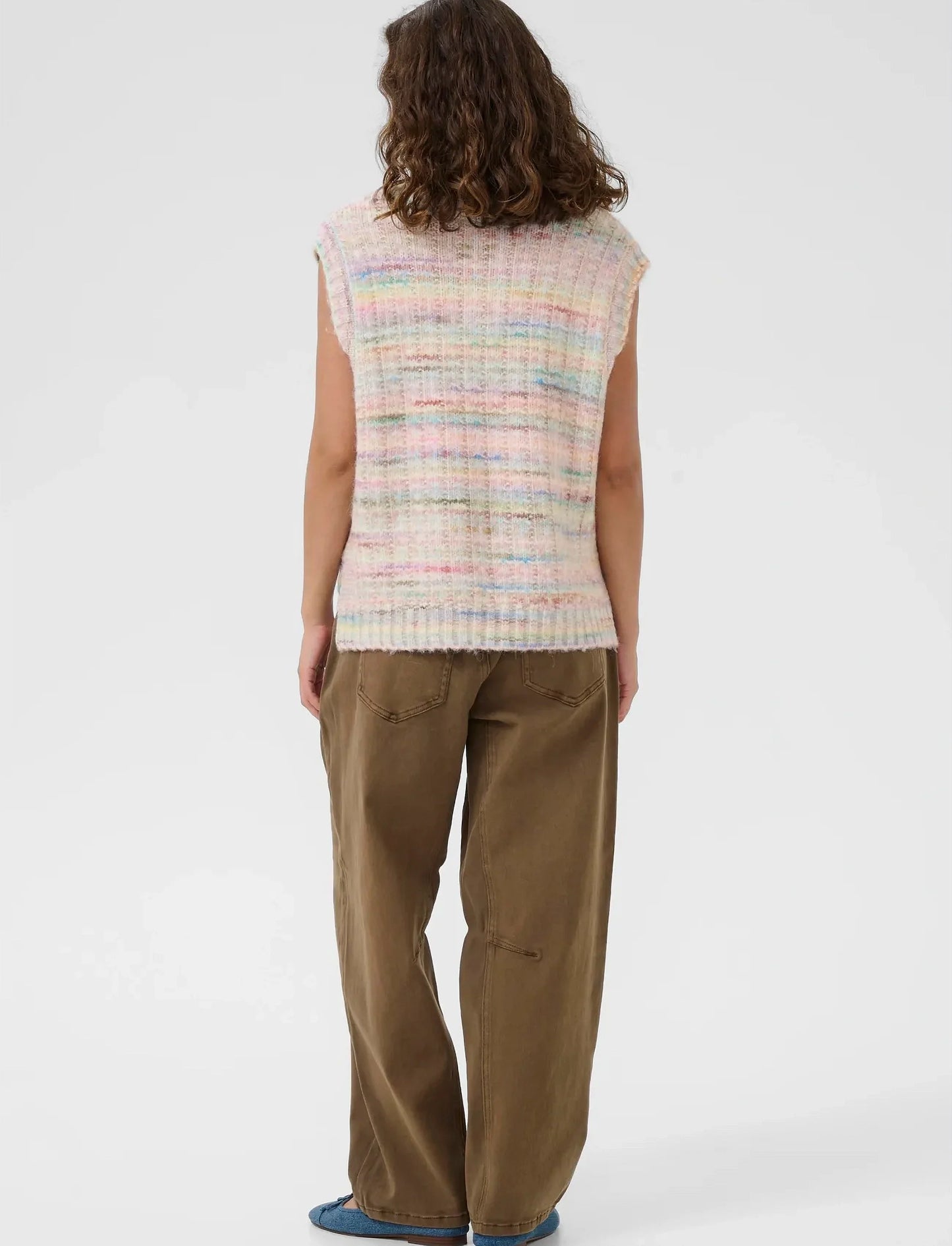 CUbilo Knit Vest - Pink Multi