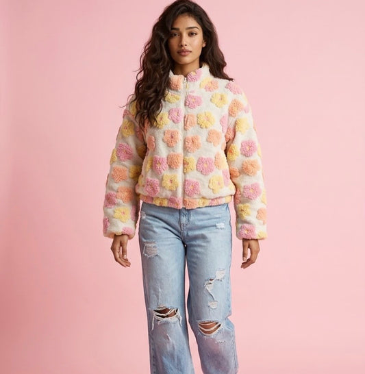 Amy fleecejakke - Rose (Forhåndssalg)