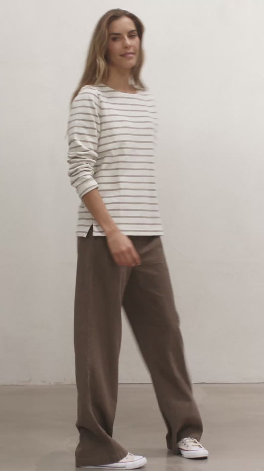 Donna Striped Tee